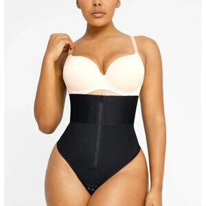 Bare Essentials™AirSlim® High-Rise Body Sculpting Thong Size Large, NWT